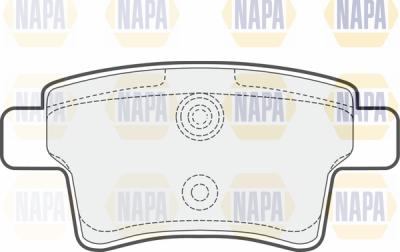 NAPA PBP7036 - Гальмівні колодки, дискові гальма avtolavka.club