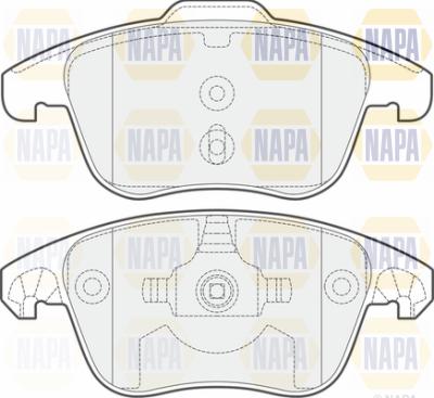 NAPA PBP7033 - Гальмівні колодки, дискові гальма avtolavka.club
