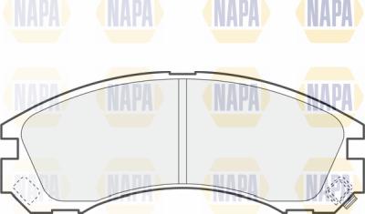 NAPA PBP7037 - Гальмівні колодки, дискові гальма avtolavka.club