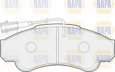 NAPA PBP7025 - Гальмівні колодки, дискові гальма avtolavka.club