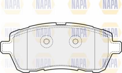NAPA PBP7070 - Гальмівні колодки, дискові гальма avtolavka.club