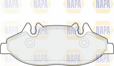 NAPA PBP7117 - Гальмівні колодки, дискові гальма avtolavka.club