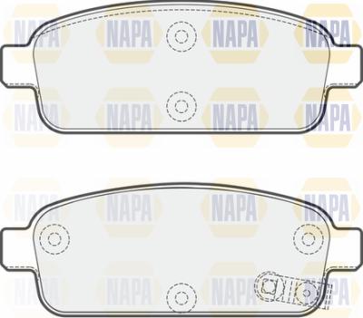 NAPA PBP7130 - Гальмівні колодки, дискові гальма avtolavka.club