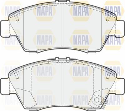 NAPA PBP7395 - Гальмівні колодки, дискові гальма avtolavka.club