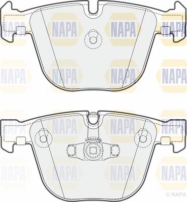 NAPA PBP7356 - Гальмівні колодки, дискові гальма avtolavka.club