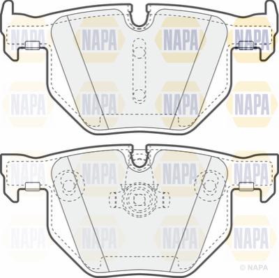 NAPA PBP7351 - Гальмівні колодки, дискові гальма avtolavka.club