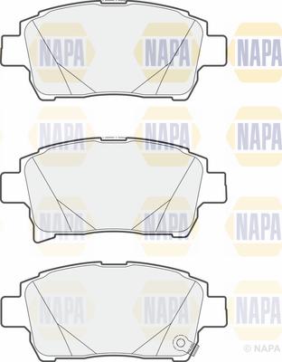 NAPA PBP7368 - Гальмівні колодки, дискові гальма avtolavka.club
