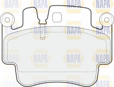 NAPA PBP7363 - Гальмівні колодки, дискові гальма avtolavka.club