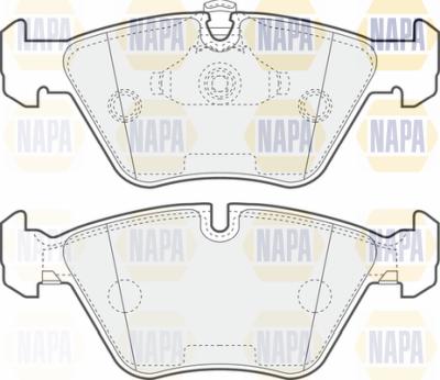 NAPA PBP7319 - Гальмівні колодки, дискові гальма avtolavka.club