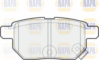 NAPA PBP7243 - Гальмівні колодки, дискові гальма avtolavka.club