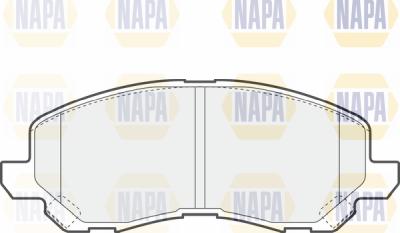 NAPA PBP7259 - Гальмівні колодки, дискові гальма avtolavka.club