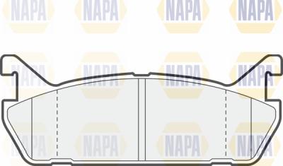 NAPA PBP7257 - Гальмівні колодки, дискові гальма avtolavka.club