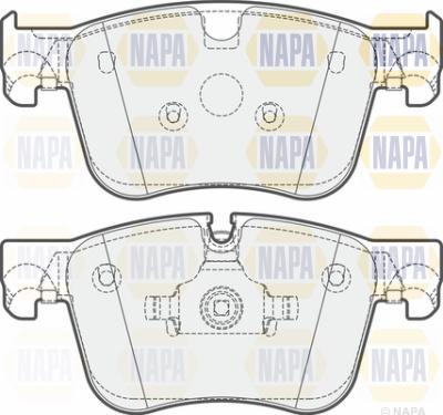 NAPA PBP7269 - Гальмівні колодки, дискові гальма avtolavka.club