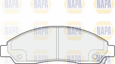 NAPA PBP7204 - Гальмівні колодки, дискові гальма avtolavka.club