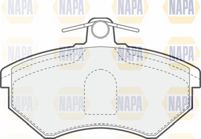 NAPA PBP7211 - Гальмівні колодки, дискові гальма avtolavka.club