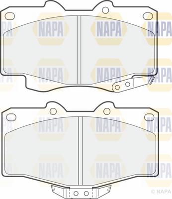 NAPA PBP7234 - Гальмівні колодки, дискові гальма avtolavka.club