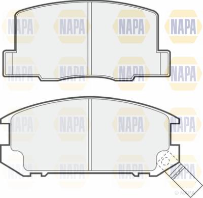 NAPA PBP7233 - Гальмівні колодки, дискові гальма avtolavka.club