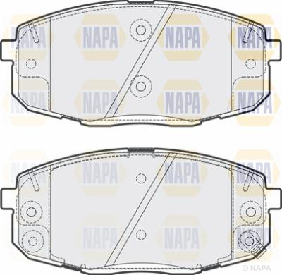 NAPA PBP7737 - Гальмівні колодки, дискові гальма avtolavka.club