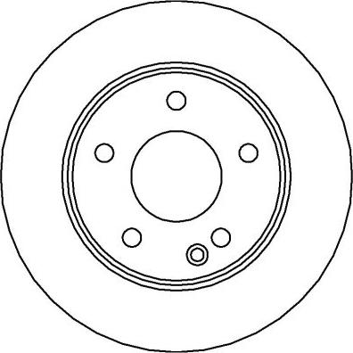 DJ Parts BD2770 - Гальмівний диск avtolavka.club