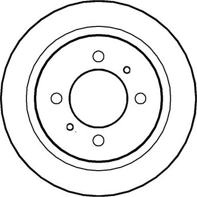 NATIONAL NBD537 - Гальмівний диск avtolavka.club