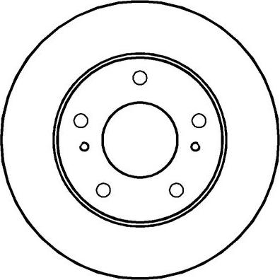 Lucas Electrical DF3122 - Гальмівний диск avtolavka.club