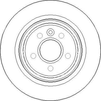 Triscan 1115-P005371 - Гальмівний диск avtolavka.club