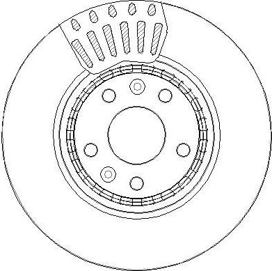 Allied Nippon AND8570 - Гальмівний диск avtolavka.club