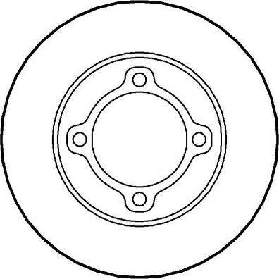 CAR DDF 429 - Гальмівний диск avtolavka.club