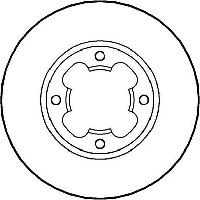 Ferodo DDF341-1 - Гальмівний диск avtolavka.club