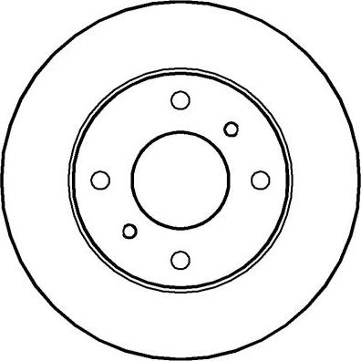 National NBD237 - Гальмівний диск avtolavka.club