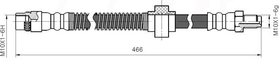 National NBH6024 - Гальмівний шланг avtolavka.club