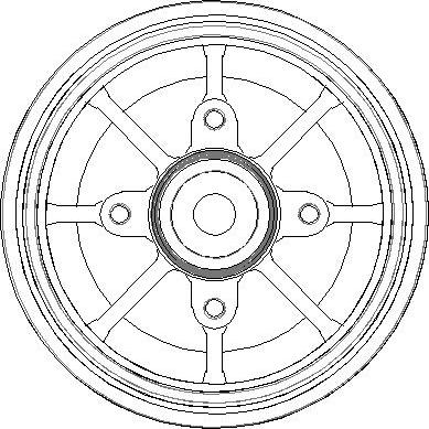NATIONAL NDR306 - Гальмівний барабан avtolavka.club
