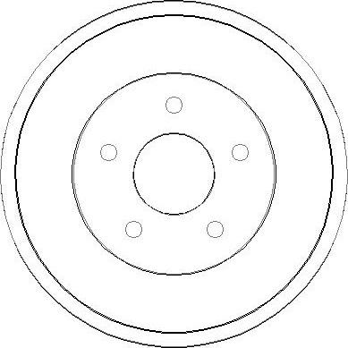 NATIONAL NDR302 - Гальмівний барабан avtolavka.club