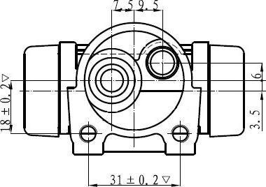 NATIONAL NWC5013 - Колісний гальмівний циліндр avtolavka.club