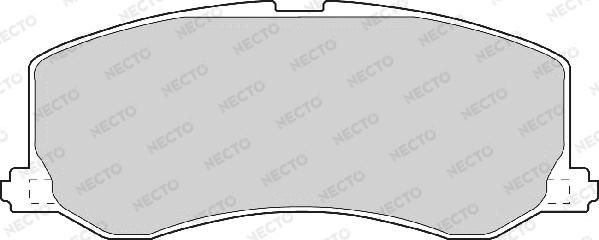 Necto FD906A - Гальмівні колодки, дискові гальма avtolavka.club