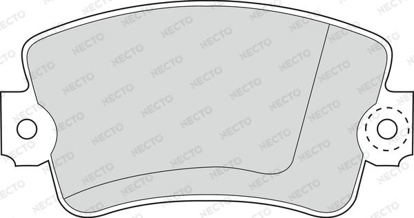Necto FD690V - Гальмівні колодки, дискові гальма avtolavka.club