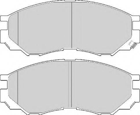 Unipart GBP1143AF - Гальмівні колодки, дискові гальма avtolavka.club