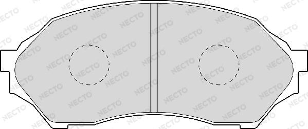 Necto FD6938A - Гальмівні колодки, дискові гальма avtolavka.club