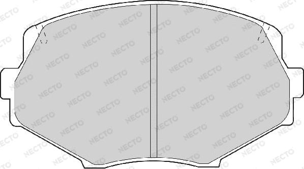 Necto FD6925A - Гальмівні колодки, дискові гальма avtolavka.club