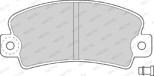 Necto FD692A - Гальмівні колодки, дискові гальма avtolavka.club