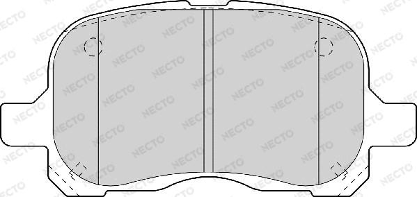 Necto FD6979A - Гальмівні колодки, дискові гальма avtolavka.club