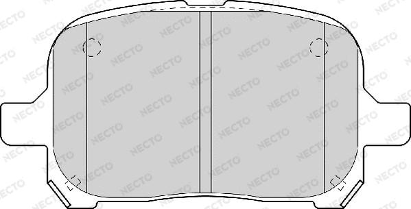 Necto FD6973A - Гальмівні колодки, дискові гальма avtolavka.club