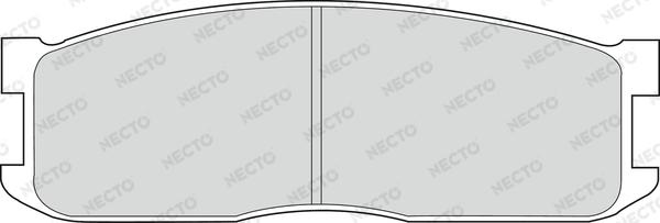 Necto FD6462V - Гальмівні колодки, дискові гальма avtolavka.club