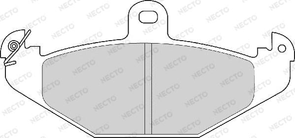 Necto FD6485A - Гальмівні колодки, дискові гальма avtolavka.club