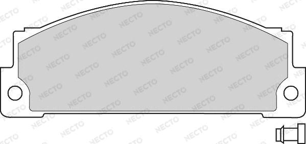 Necto FD6429A - Гальмівні колодки, дискові гальма avtolavka.club