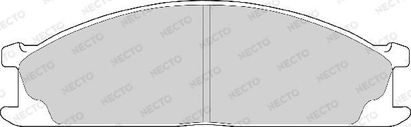 Necto FD6566A - Гальмівні колодки, дискові гальма avtolavka.club