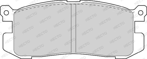 Necto FD6563A - Гальмівні колодки, дискові гальма avtolavka.club