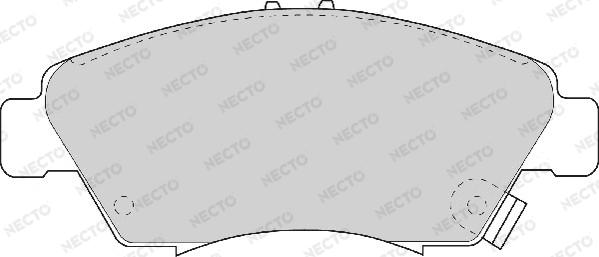 Necto FD6580A - Гальмівні колодки, дискові гальма avtolavka.club