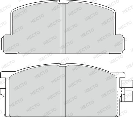 Necto FD6530V - Гальмівні колодки, дискові гальма avtolavka.club