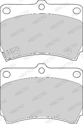 Necto FD6533A - Гальмівні колодки, дискові гальма avtolavka.club